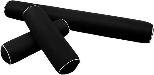 Vista 3 de * Solo funda*-Estilo 6 fundas de almohada para colchón de sofá cama para exteriores, ribete de tubería de contraste, tamaño Queen - AD109