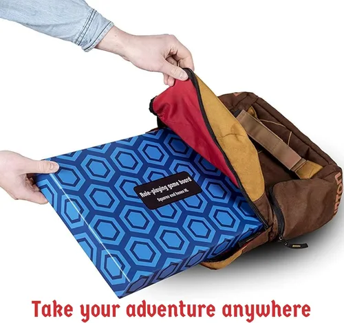 Vista 6 de Hexers Tablero de juego de rol XL, alfombrilla de vinilo alternativa compatible con Dungeons and Dragons DND, Pathfinder, RPG, 44 pulgadas en 34