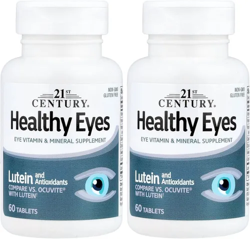 Vista 8 de 21st Century Cápsulas de luteína y zeaxantina para ojos saludables, 60 unidades (27454)