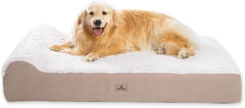 Vista 11 de Cama ortopédica jumbo para perros grandes, cama para perro de espuma viscoelástica de 7 pulgadas de grosor con funda de almohada extraíble, lavable