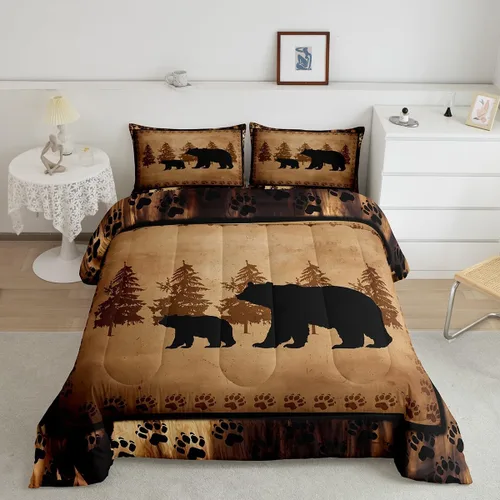 Vista 74 de Juego de ropa de cama con estampado de panal de abeja, juego de edredón con patrón hexagonal de fuego rojo y negro para niños, niñas, adolescentes