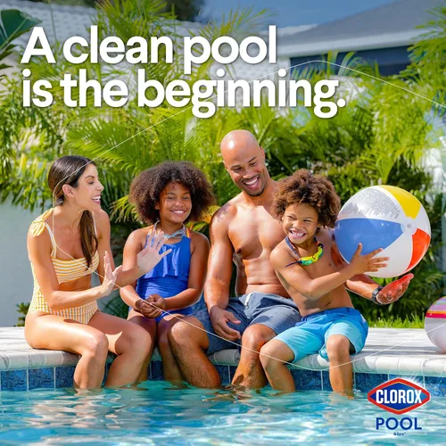 Vista 5 de Estabilizador de cloro para piscina de Clorox Pool&Spa®, ayuda a que el cloro dure más, compatible con piscina de agua salada, 4 libras