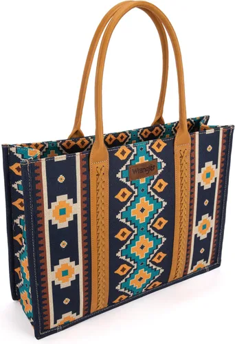 Vista 6 de Wrangler Bolso de mano azteca para mujer, bolsos de hombro occidental y bolsos de mano, regalos de Navidad