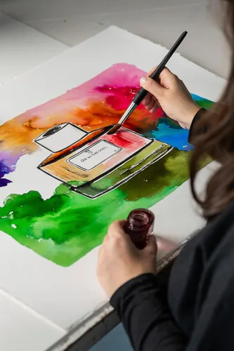 Vista 8 de Graf von Faber-Castell Botella Tinta Naranja Quemada 2.5 fl oz