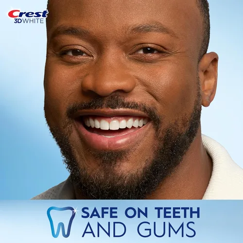Vista 4 de Crest 3D Whitestrips Efectos Profesionales + Luz LED – Kit de blanqueamiento de dientes, 1 luz + 20 tratamientos, cada uno con 1 superior/1