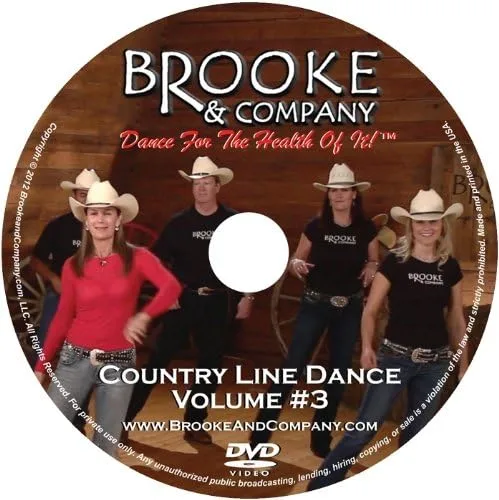 Vista 3 de Country Line Dance Lessons Volume #3 - Party Favorites by Brooke & Company