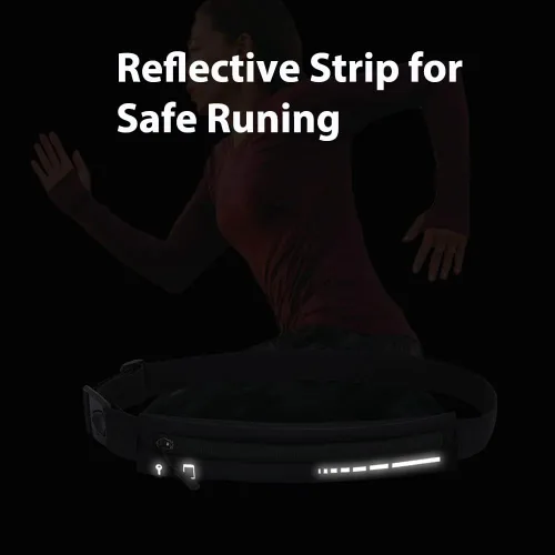 Vista 12 de Cinturón delgado para correr para mujeres y hombres, riñonera para corredores, soporte para teléfono, cinturón de cintura para correr, cinturón