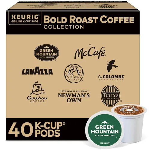 Keurig® Bold Roast Coffee Collection - Paquete variado de cápsulas Keurig K-Cup Single Serve, 40 unidades