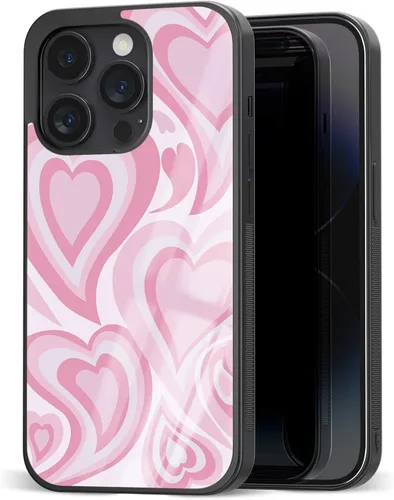 Vista 14 de Fundas estéticas de corazón para niñas para iPhone 6 7 8 11 12 13 14 15 16 Pro Max Plus Mini Xr Xs SE para Samsung Galaxy S20 S21 S22 S23 S24 Z Flip