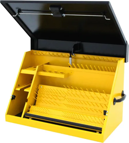 Vista 5 de DeWalt - Caja de herramientas triangular de 30" x 15", acero, color amarillo y negro