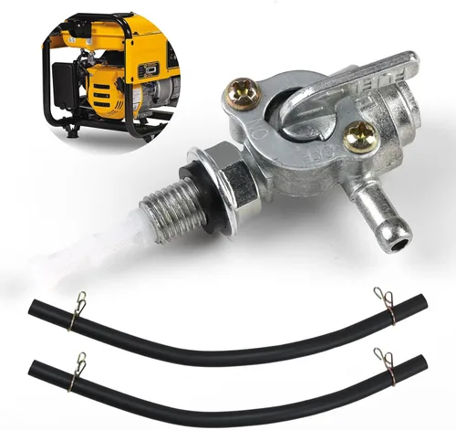 Vista 12 de Paquete de 2 válvulas de cierre de gasolina en línea de 3/16 pulgadas, válvula de grifo en línea para tanque de combustible en línea de 50 cc, 70