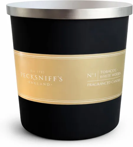 Vista 39 de Pecksniffs - Vela perfumada de ámbar negro y madera Oud 1 mecha, 6.49 onzas