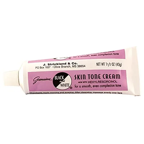 Vista 2 de Crema de tono de piel con corrección de color blanco y negro genuino, 1.5 oz.