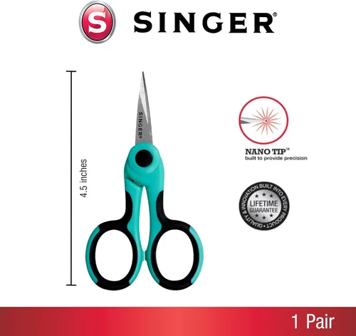 Vista 2 de SINGER 00557 Tijeras de detalle ProSeries de 4-1/2 pulgadas con punta nano