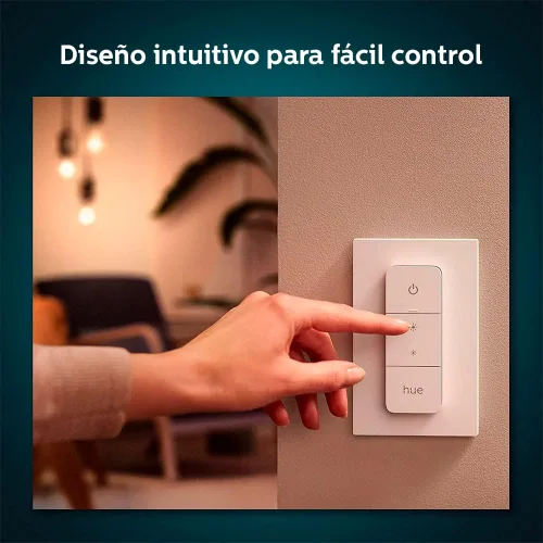 Vista 5 de Philips Hue Paquete de iluminación inteligente con bombillas de color e interruptor de atenuación (60 W)