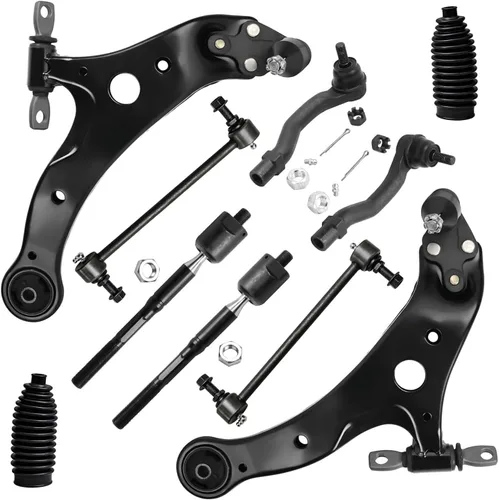 Vista 154 de Detroit Axle - Kit de suspensión delantera de 10 piezas para Ford Freestar Mercury Monterey 04-07, 2 brazos de control inferiores con rótula 4