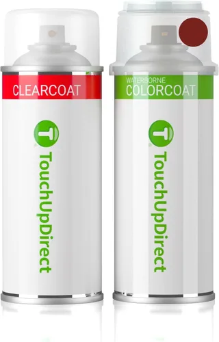 Vista 211 de TouchUpDirect QM1 Cloud White compatible con Pintura de retoque en aerosol Nissan Exact Match - Kit esencial