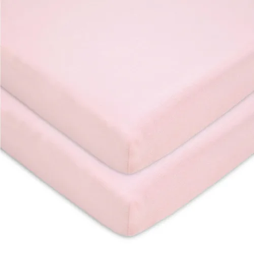 Vista 8 de American Baby Company - Juego de 2 sábanas ajustadas de 100% algodón natural para Pack N Play 39" x 27" - Sábanas suaves y transpirables para Pack N