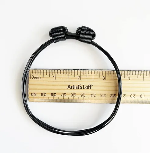 Vista 3 de Pulsera estilo nudo de elefante africano metal negro dos nudos Acero inoxidable