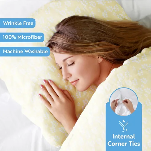 Vista 34 de Linen Market Funda de edredón individual para cama individual – Experimenta una comodidad similar a un hotel con una suavidad inigualable