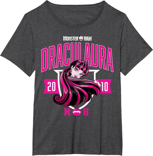 Vista 8 de Monster High -Camiseta Colegiada Draculaura Gris asfalto