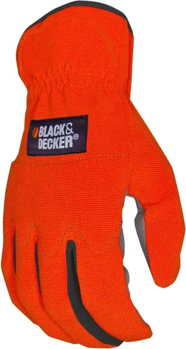 Vista 5 de BLACK+DECKER, recortadora y desbrozadora de cuerda MAX de 20V de 2 velocidades, de 12 pulgadas con guante multi propósito de fácil ajuste