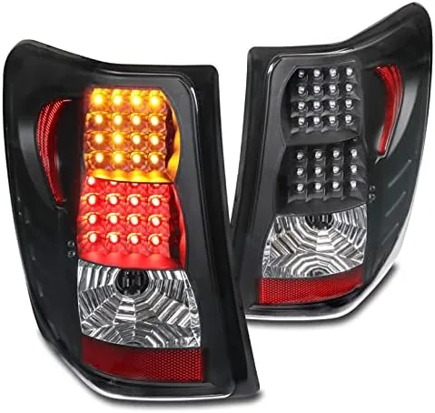Luces traseras LED de freno traseras negras compatibles con Jeep Grand Cherokee 1999-2004