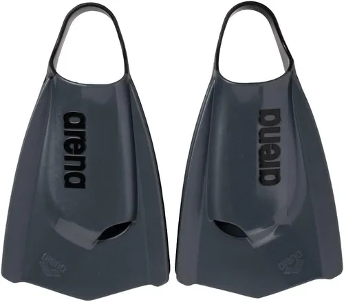 Arena Unisex Adult Powerfin Pro II - Aletas de entrenamiento para natación para hombres y mujeres, lámina corta de silicona, reversibles,