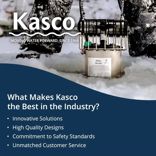 Vista 4 de Kasco – Marine anticongelante 1/2HP 120 voltios estanque Lago Dock deicer 2400d025