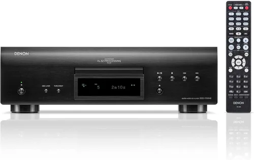 Vista 2 de Denon DCD-1700NE Reproductor SACD, Reproductores de CD para el hogar, convertidor D/A de 192 kHz/32 bits de ultra precisión, diseño resistente a