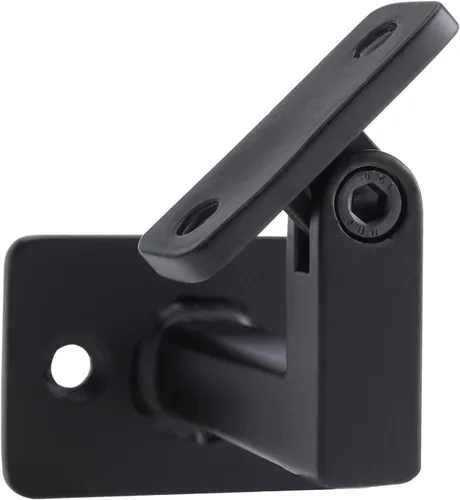 Vista 5 de RealPlus Soportes de pasamanos ajustables resistentes giratorios cuadrados para escaleras de escalera, paquete de 3