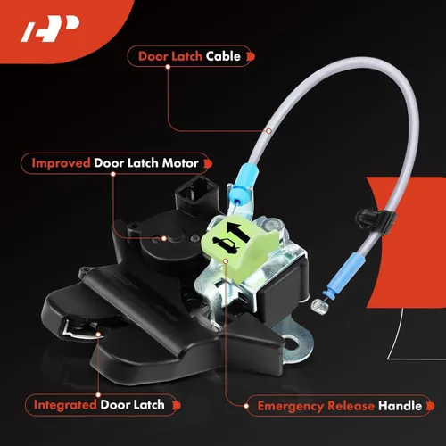 Vista 5 de A-Premium Actuador de Cerradura del Maletero Compatible con Hyundai Sonata 2015 2016 2017 Sedán, Actuador de Cerradura de la Compuerta Trasera