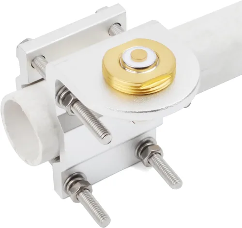 Vista 7 de Soporte universal de montaje para barra enrollable/espejo, soporte de antena anticorrosión de aluminio para antena base móvil al aire libre