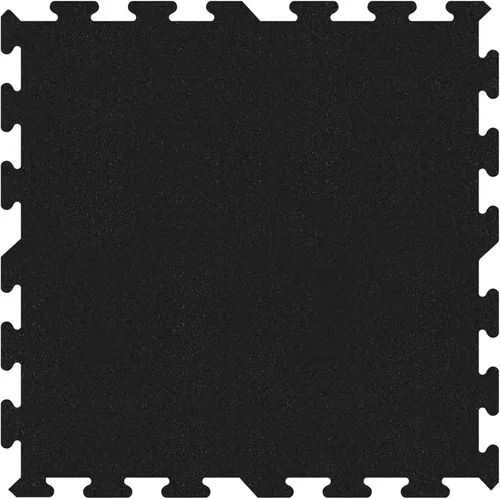 Vista 11 de Baldosa de goma IncStores robusta de 8mm, (baldosas de 58x58cm/kit de piezas para el suelo) tatami de gimnasio de goma entrelazado, para suelos