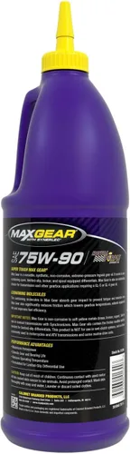 Vista 3 de Royal Purple ROY01300 Max Gear 75W90 Lubricante sintético con bomba Plews