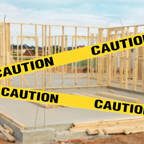 Vista 4 de GroTheory Cinta de precaución para decoración de Halloween, paquete de 2 unidades, 3 pulgadas x 1000 pies, rollo de cinta de precaución amarilla