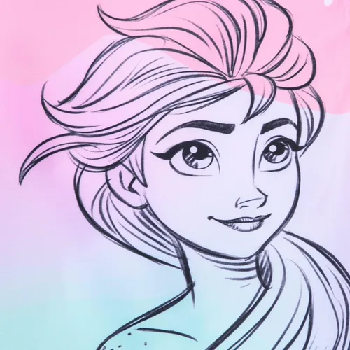 Vista 3 de Disney Elsa - Traje de baño para niñas - Frozen