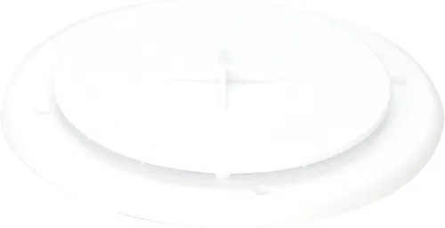 Vista 3 de D and W 5840BTW Ventilación para aire acondicionado, color blanco brillante.