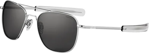 Randolph Eyewear Aviator Sunglasses for Men & Women – Non-Polarized & Polarized Lenses Bright Chrome UV Protection Sunglasses