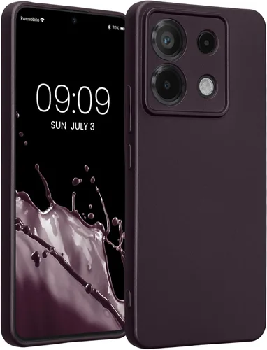 Vista 99 de kwmobile Funda compatible con Xiaomi Redmi Note 9S / 9 Pro / 9 Pro Max - Funda protectora de silicona TPU suave y delgada - Negro mate