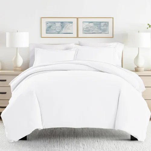 Vista 25 de Linen Market Funda de edredón individual para cama individual – Experimenta una comodidad similar a un hotel con una suavidad inigualable