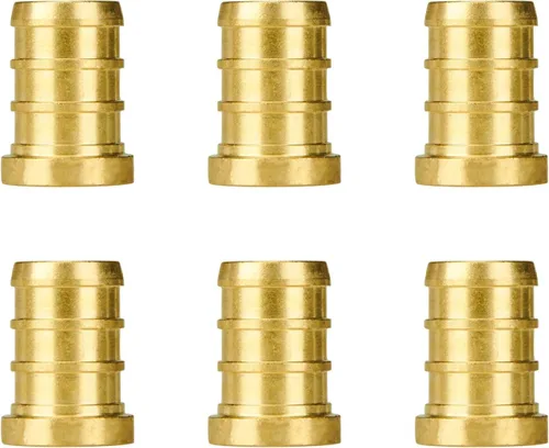 Vista 50 de SUNGATOR Paquete de 50 accesorios Pex de 1/2" en T, accesorios Pex de 1/2 pulgada en T, sin plomo, de latón, certificados NSF