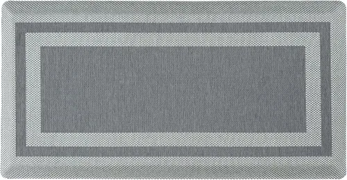 Allure Extra Comfort - Alfombrilla antifatiga de 20 x 39 pulgadas, borde Gris