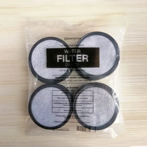 Vista 7 de Paquete de 24 discos de filtro de agua de carbón de repuesto para máquinas de café Mr. Coffee Brewers
