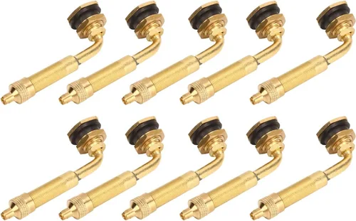 Vista 6 de Earthmover - Vástago de válvula de neumático, escape de vástago de válvula de rueda, rendimiento estable de cobre de 60 a 3.150 in, 10