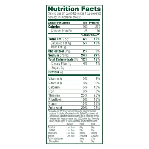 Vista 6 de Knorr Lados Italianos, Guarnición de Pasta de Cuatro Quesos, 4.1 oz