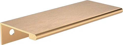 Vista 43 de Richelieu Hardware BP98982510 Lincoln Collection 1 pulgada (25 mm) de centro a centro Manija de tirador de borde de gabinete y cajón de aluminio