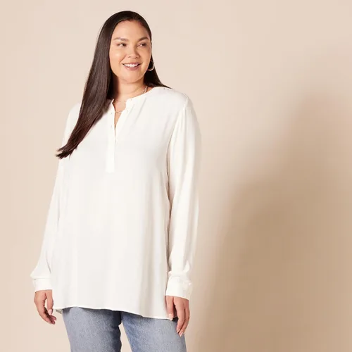 Vista 6 de Tienda Essentials - Blusa tejida de manga larga para mujer