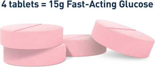 Vista 6 de TRUEplus® Tabletas de glucosa, sabor a frambuesa - Tubo de 10 ct (1)