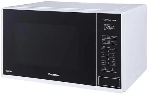 Vista 2 de Panasonic NNSC64MW - Horno de microondas con tecnología inversor de 1.3 pies cúbicos, 1200 W, sensor Genius de cocción (renovado)